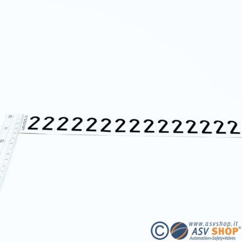 Lettere e numeri adesivi da 25mm strisce da 15 lettere